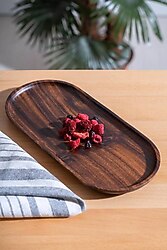 Acar Akasya Oval 30 cm Sunum Tabağı