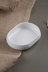 Acar Bianco Perla 13.2 cm Kayık Tabak