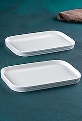 Acar Bianco Perla 25 cm Dikdörtgen Tabak