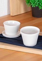 Acar Bianco Perla 9.5 cm Yuvarlak Kapaklı Kase