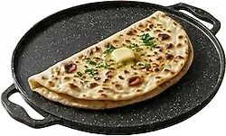 Acar Diamante 34 cm Çift Taraflı Döküm Izgara Tava