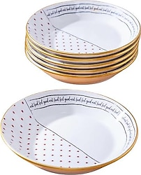 Acar Feel Good 20 cm 6'lı Yemek Tabağı