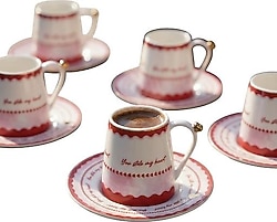 Acar Franny KAI-09266 6 Kişilik Kahve Fincan Takımı
