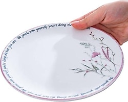 Acar Laila HCA9085 19 cm 6'lı Seramik Pasta Tabağı