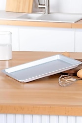 Acar Mate 38 cm Dikdörtgen Kurabiye Tepsisi