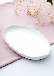 Acar Nirvana 25 cm Oval Sunum Tabağı