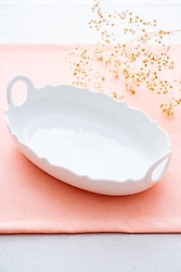 Acar Nirvana 26 cm Oval Sunum Tabağı
