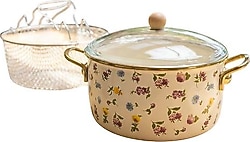 Acar Petit Fleur 22 cm Emaye Kızartma Tenceresi