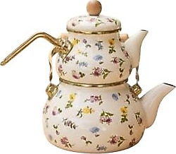 Acar Petit Fleur XAP-10430 Emaye Çaydanlık