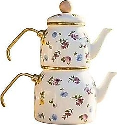 Acar Petit Fleur XAP-10438 Mini Emaye Çaydanlık Takımı
