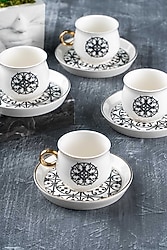 Acar Roxana 90 ml 6 Kişilik Fincan Takımı
