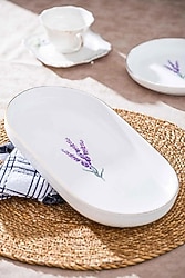 Acar Soft Royal Porselen 27 cm Oval Servis Tabağı