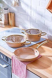 Acar Ultimate Pro Rose Gold 5 Parça Tencere Seti