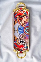 Acar Whisper 35.5 cm Dikdörtgen Sunum Tabağı