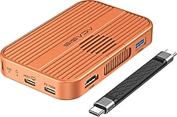 Acasis EC-1401 Turuncu Laptop Docking Station