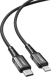 Acefast C1-01 1.2 m 3A 30 W PD Type-C to Lightning Şarj Kablosu