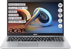 Acer Aspire 5 A515-56G NX.AT2EY.001 i5-1135G7 8 GB RAM 512 GB SSD MX450 15.6" Full HD Notebook