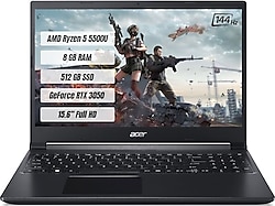 Acer Aspire 7 A715-42G NH.QE5EY.004 Ryzen 5 5500U 8 GB 512 GB SSD RTX 3050 15.6" Full HD Notebook