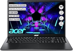 Acer Extensa 15 EX215-54 NX.EGJEY.005 i5-1135G7 8 GB 512 GB SSD Iris Xe Graphics 15.6" Full HD Notebook