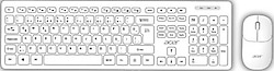 Acer OAK-920 Beyaz Kablosuz Klavye Mouse Seti