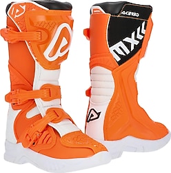 Acerbis X-Team Jr Çocuk Turuncu-Beyaz Motosiklet Ayakkabısı