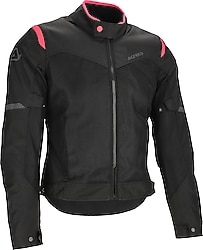 Acerbis Ramsey Vented 2.0 Kadın Siyah-Pembe Yazlık Motosiklet Montu