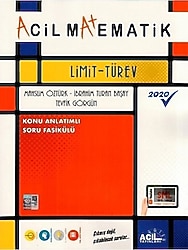 Acil Yayınları Matematik Limit Türev