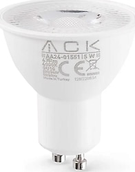 ACK AA24-01551 Gün Işığı 5 W GU10 Spot LED Ampul