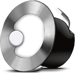 ACK AH07-00604 0.85 W Sensörlü 3000 K Gün Işığı Yuvarlak Led Merdiven Duvar Armatürü