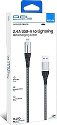 ACL ACK-99 1.2 m USB to Type-C Hızlı Şarj Kablosu