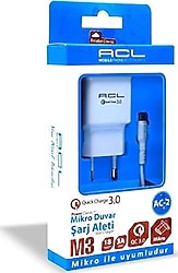 ACL M3 18 W Micro USB Kablolu Hızlı Şarj Aleti