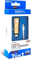 ACL MC-03 12 W Lightning Kablolu Hızlı Araç Şarj Aleti