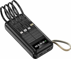 ACL PW-61 Solar Siyah 30000 mAh Hızlı Şarj Powerbank
