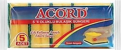 Acord 5'li Oluklu Sünger