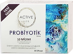 Active Life Probiyotik 10 Milyar 30 Kapsül