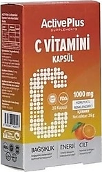 Active Plus C Vitamini 30 Kapsül