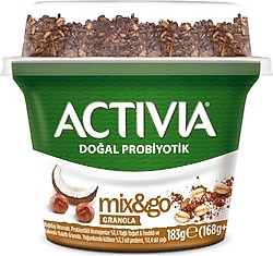 Activia Mix&Go Kakaolu Fındıklı 183 gr