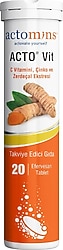 Acto Vit C Vitamini Çinko ve Zerdeçal Ekstresi 20 Efervesan Tablet