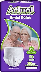 Actual Emici Külot Orta Boy M 30'lu Hasta Bezi