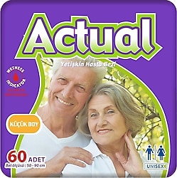 Actual Belbantlı Küçük Boy S 30'lu 2 Adet Hasta Bezi