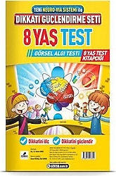 Adeda Yayıncılık Dikkati Güçlendirme Seti Görsel Algı Testi (8 Yaş) - Osman Abalı