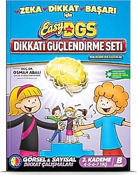 Adeda Yayıncılık Easy Dikkati Güçlendirme Seti (4-7 Yaş) B Kitapçığı - Osman Abalı