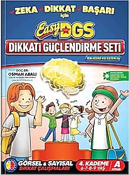 Adeda Yayıncılık Easy Dikkati Güçlendirme Seti (6-9 Yaş) A Kitapçığı - Osman Abalı
