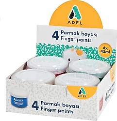 Adel 45 ml 4 Renk Parmak Boyası