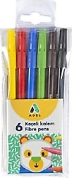Adel 6'lı Keçeli Kalem Seti
