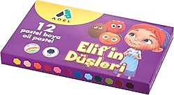 Adel Elif'in Düşleri 12'li Pastel Boya