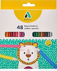 Adel Tam Boy 48'li Kuru Boya Seti