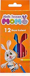 Adel Akıllı Tavşan Momo 12'li Kuru Boya Seti
