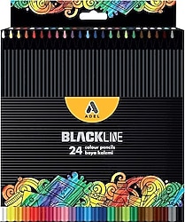 Adel Blackline 24'lü Kuru Boya Seti