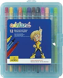 Adeland Çevir Aç 12'li Mum Boya